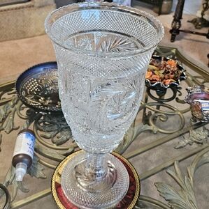 Beautiful Cut Crystal Vase